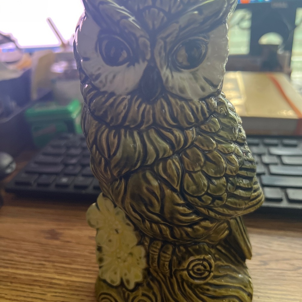 Vintage Owl Planter